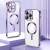 Чохол TPU Metallic Full Camera with Magsafe для Apple iPhone 16 Pro (Purple) Купить чохол tpu metallic full camera with magsafe для apple iphone 16 pro (purple) онлайн