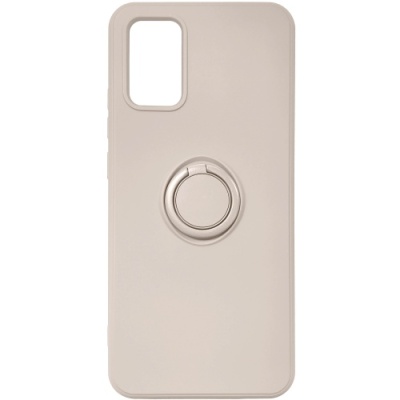 Купить силіконовий чохол soft silicone casevsmagnet ring для samsung a025 galaxy a02s - ivory white онлайн