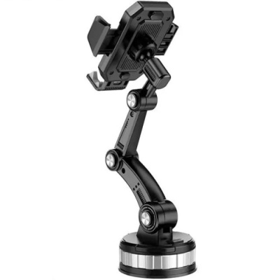 Автотримач Hoco DCA33 Powerful suction cup (Чорний)