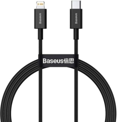 кабель baseus superior series (pd) type-c - lightning 20w/2m (catlys-c01) (black) 