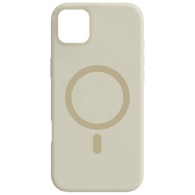 Купить чохол silicone case with magsafe для apple iphone 11 (antique white) онлайн