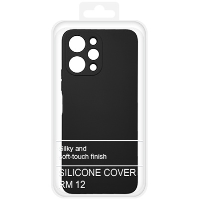 Купить чохол soft silicone case full для xiaomi redmi 12 (black) онлайн