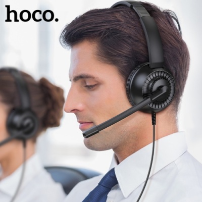 навушники для комп'ютера hoco w112 pure (чорний) 