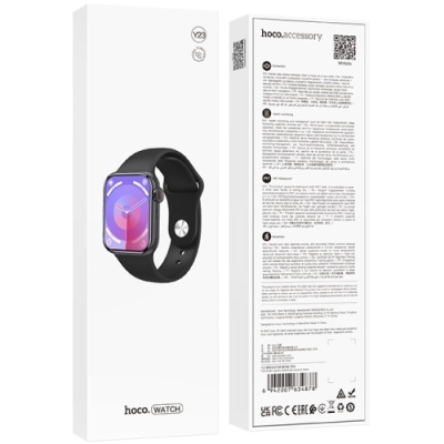 смарт-годинник hoco y23 sports watch(call version) (чорний) 