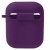 Купить чохол silicone case with fibra для навушників airpods 1/2 (purple) онлайн