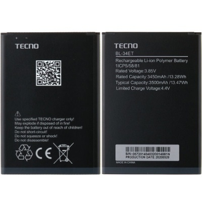 акумулятор для tecno pop 3 (bb2) (bl34et) (original china)