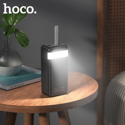 додаткова батарея power bank hoco j86b electric 22.5w fully compatible pd20w/qc/lcd/lamp 60000mah (чорний) 