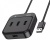 usb hub hoco hb31 easy 4-in-1 converter (usb to usb2.0*4) 1,2m. black 