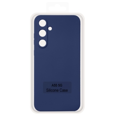 Купить чохол soft silicone case full для samsung a556 galaxy a55 5g (синій) онлайн