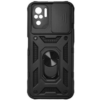 Купить чохол-накладка armor magnet camshield для xiaomi redmi note 10/10s - black онлайн