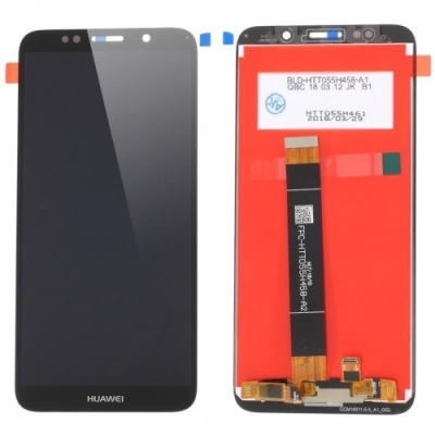 дисплей для huawei y5 2018 (dra-l21), y5 prime 2018 (dra-l22), honor 7a (dua-l22), honor 7s, honor 7 play, з чорним тачскріном, high copy