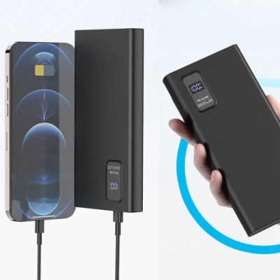 додаткова батарея power bank platinet (pmpb10wqc726b) pd22w+qc3.0 22.5w 10000mah (black) 