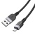 кабель hoco x109 silicone usb - microusb 2.4a/1m (чорний) 