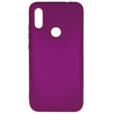 Купить силіконовий чохол soft silicone case для xiaomi redmi 7 - purple онлайн