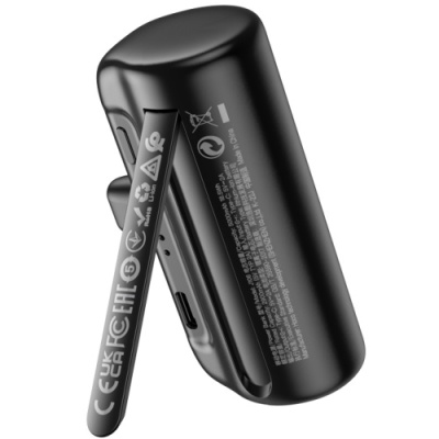 додаткова батарея power bank hoco j106 pocket type-c 5000mah (чорний) 