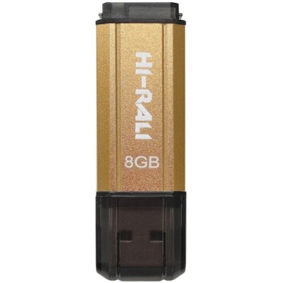 usb флеш-накопичувач hi-rali stark 8gb (золотий) 