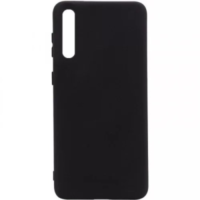Купить силіконовий чохол silicone cover для huawei p smart s/y8p (чорний) онлайн