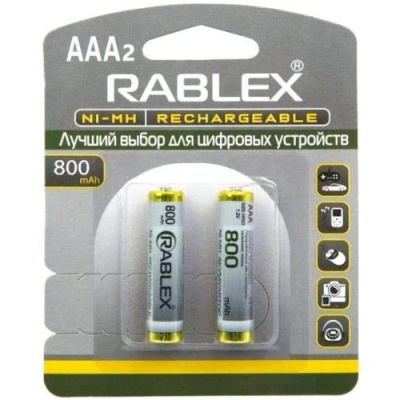 акумулятор rablex 800 aаа (2шт) 