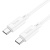 кабель hoco x88 gratifield (pd) type-c - type-c 60w 3a/1m (білий) 