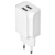 мережевий зарядний пристрій xo l35d 2usb/2.1a + (usb - microusb) (бiлий) 