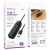 usb hub borofone dh6 (usb to usb3.0*3+rj45) 1,2м - чорний 