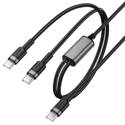кабель acefast c22-02 type-c-2type-c (1.2м) 100w (чорний) 