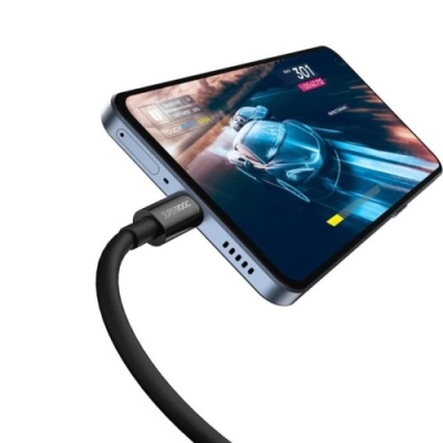кабель baseus superior series (supervooc) usb - type-c 65w/1m (cays000901) (black) 