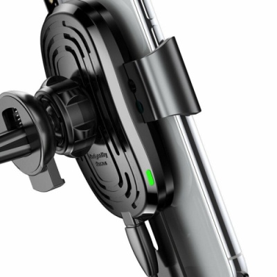 Автотримач з бездротовою зарядкою Baseus Wireless Fast Charger Gravity Car Mount (WXYL-01) Black