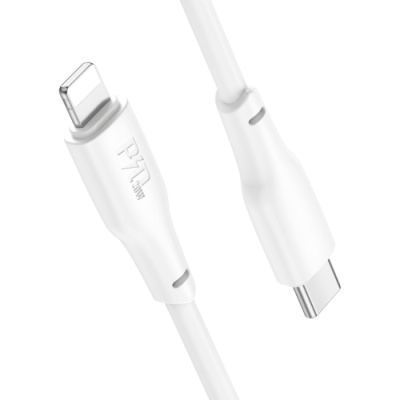кабель hoco x93 force pd20w type-c - lightning 2m (бiлий) 