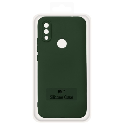 Купить чохол soft silicone case full для xiaomi redmi 7 (dark green) онлайн