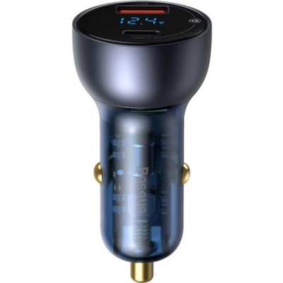 Автомобільний Зарядний Пристрій Baseus Particular PPS (CCKX-C0G) 1USB/30W/QC4.0 + 1Type-C/65W/PD (Dark Grey)