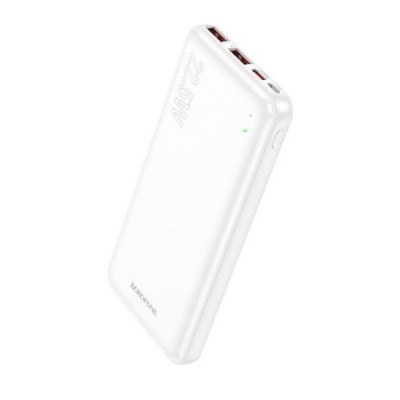 додаткова батарея power bank borofone bj38 power 22.5w+pd20w 10000 mah (білий) 