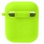 Купить чохол silicone case with fibra для навушників airpods 1/2 (ultra green) онлайн