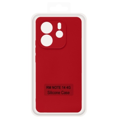 Купить чохол soft silicone case full для xiaomi redmi note 14 4g eu (164.84/78.15/8.16mm) (red) онлайн