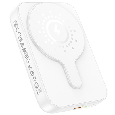 додаткова батарея power bank hoco j117a esteem pd20w magnetic 10000mah (білий) 