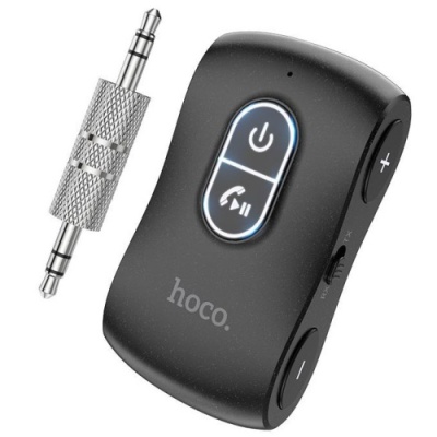 Bluetooth аудіо ресівер Hoco E73 Pro (Чорний)