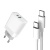 Мережевий Зарядний Пристрій XO L64 1USB/18W/QC3.0 + 1Type-C/20W/PD + (Type-C - Type-C) (Бiлий) мережевий зарядний пристрій xo l64 1usb/18w/qc3.0 + 1type-c/20w/pd + (type-c - type-c) (бiлий)
