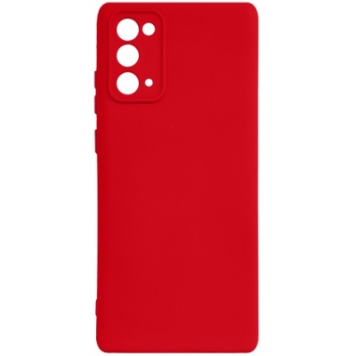 Купить чохол soft silicone case full для samsung n980 galaxy note 20 (red) онлайн