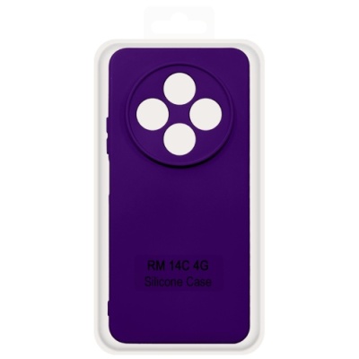 Купить чохол soft silicone case full для xiaomi redmi 14c/poco c75/redmi a4/17c (purple) онлайн
