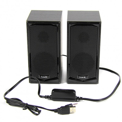 колонки havit hv-sk518 2*2w usb black 