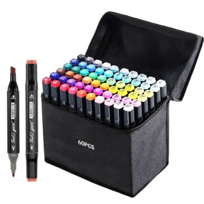 маркер професійний для скетчингу touch в наборі 60 кольорів 