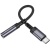 перехідник borofone bv24 type-c(male) to 3.5mm(female) 0.15m (сірий) 