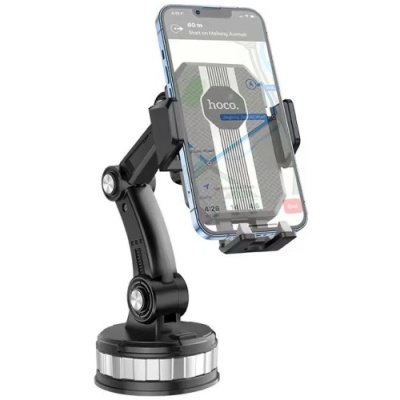 Автотримач Hoco DCA33 Powerful suction cup (Чорний)