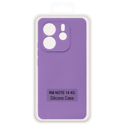 Купить чохол soft silicone case full для xiaomi redmi note 14 4g eu (164.84/78.15/8.16mm) (light violet) онлайн
