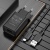 мережевий зарядний пристрій borofone ba68a 1usb/2.1a + (usb - lightning) (чорний) 