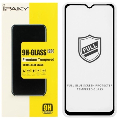 захисне скло ipaky для oppo a16/a16s (чорний) 