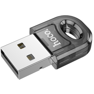 bluetooth-адаптер hoco ua28 usb  (чорний) 
