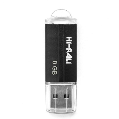 usb флеш-накопичувач hi-rali corsair 8gb (чорний) 