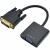 Перехідник DVI - VGA(F) (Чорний) 0.25m перехідник dvi - vga(f) (чорний) 0.25m