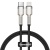кабель baseus cafule metal (pd) type-c - lightning pd20w/0.25m (catljk-01) (black) 